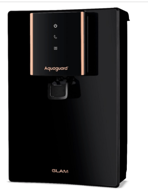 Eureka Forbes WP Aquaguard GLAM RO+UV+AC with Ultra Filtration, Active Copper Zinc Booster Technology, Superior RO Purification, Taste Adjuster